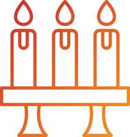Candles Icon Style vector