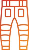 Firefighter Pants Icon Style vector