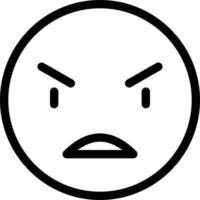 angry emoji vector illustration on a background.Premium quality symbols. vector icons for concept and graphic design.