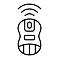 Wireless Mouse Icon Style vector