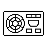 Power Supply Icon Style vector