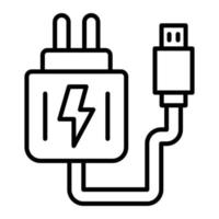 estilo de icono de adaptador vector