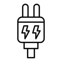 Power Plug Icon Style vector