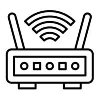 Wireless Router Icon Style vector