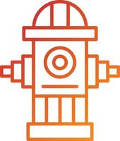 Hydrant Icon Style vector