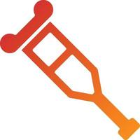 Crutch Icon Style vector