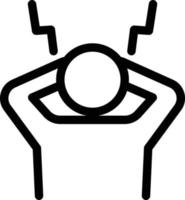 tension vector illustration on a background.Premium quality symbols. vector icons for concept and graphic design.