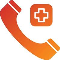 Emergency Call Icon Style vector