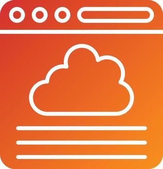 Browser Icon Style vector