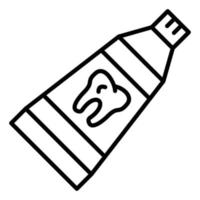 Toothpaste Icon Style vector