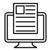 Publish Article Icon Style vector