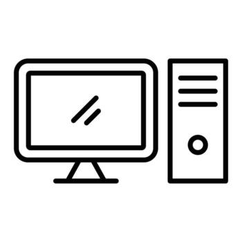 Computer Icon Style vector