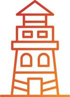 Lighthouse Icon Style vector