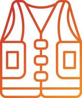 Life Jacket Icon Style vector