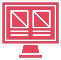 Wireframe Icon Style vector