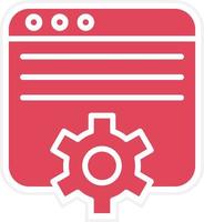 Content Management Icon Style vector