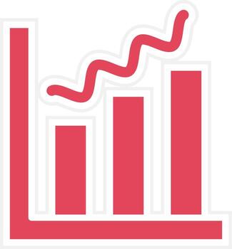 Graph Icon Style vector