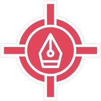 Target Icon Style vector