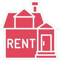 House Rent Icon Style vector