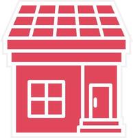 Solar House Icon Style vector