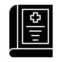 Medical Book Icon Style vector