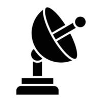 Satellite Dish Icon Style vector