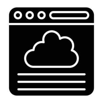 estilo de icono del navegador vector