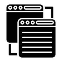 Queue Icon Style vector