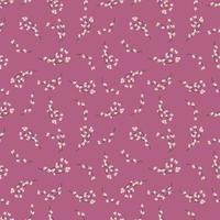 Willow seamless pattern. Willow twigs background vector