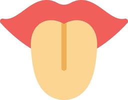 tongue vector illustration on a background.Premium quality symbols. vector icons for concept and graphic design.