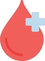 ilustración de vector de gota de sangre en un fondo. símbolos de calidad premium. iconos vectoriales para concepto y diseño gráfico.