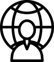 global user vector illustration on a background.Premium quality symbols. vector icons for concept and graphic design.