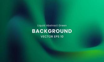fondo líquido resumen verde color vector