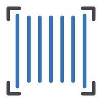 barcode vector illustration on a background.Premium quality symbols. vector icons for concept and graphic design.