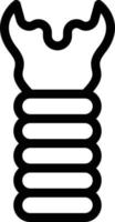 larynx vector illustration on a background.Premium quality symbols. vector icons for concept and graphic design.