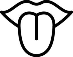 tongue vector illustration on a background.Premium quality symbols. vector icons for concept and graphic design.