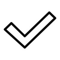 tick vector illustration on a background.Premium quality symbols. vector icons for concept and graphic design.