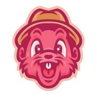 capybara illustration close up vector