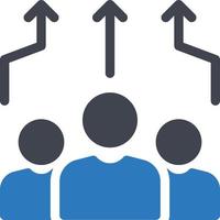 staff growth vector illustration on a background.Premium quality symbols. vector icons for concept and graphic design.