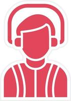 Worker Icon Style vector
