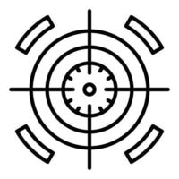 Target Icon Style vector