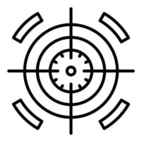 Target Icon Style vector