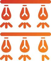 Light Bulbs Icon Style vector