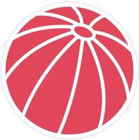 Beach Ball Icon Style vector