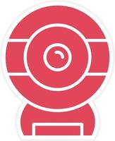 Webcam Icon Style vector