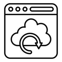 Recovery Icon Style vector