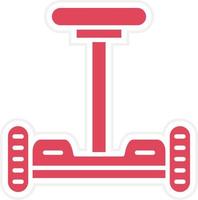 Hoverboard Icon Style vector