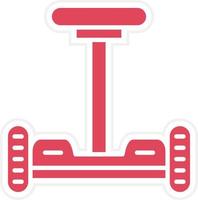 Hoverboard Icon Style vector