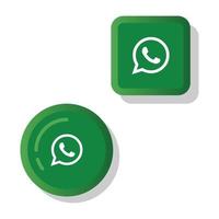 diseño de icono de whatsapp vector