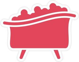 Bathtub Icon Style vector